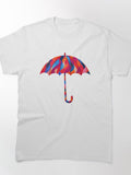 Colorful Abstract Umbrella Illustration Classic T-Shirt