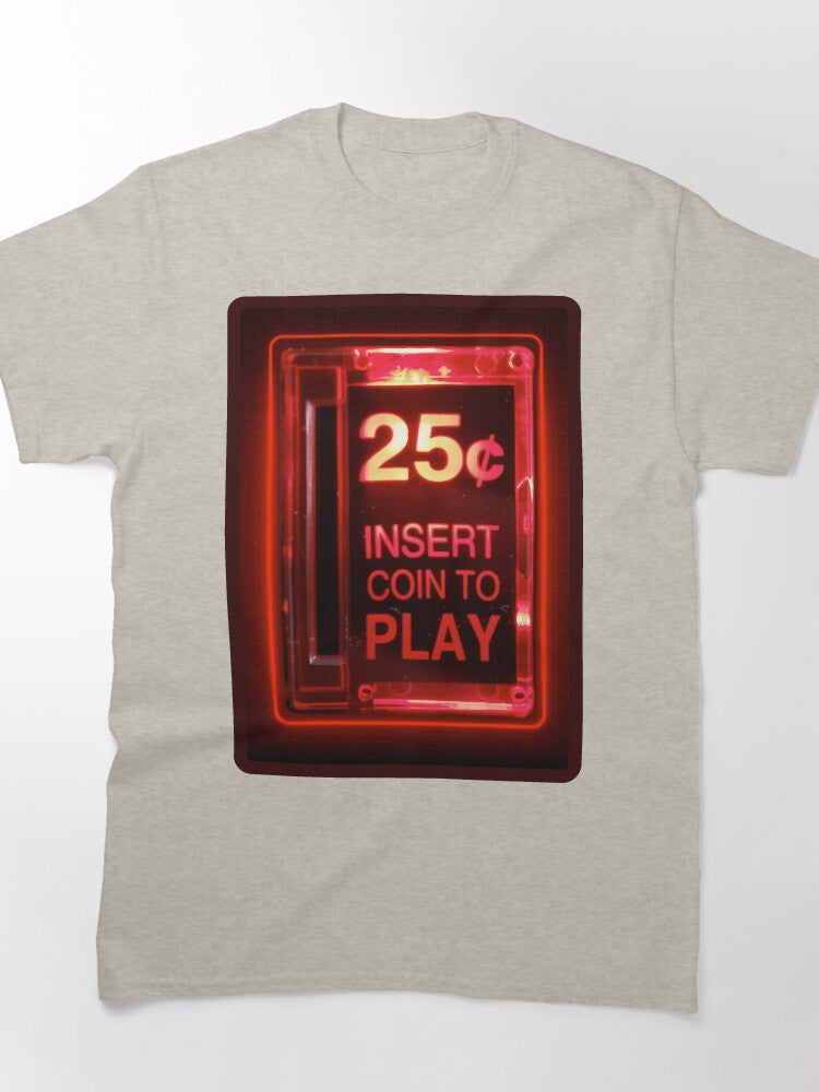 Insert coin retro arcade Classic T-Shirt
