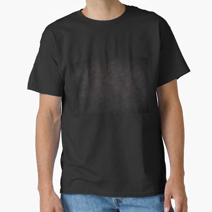 Dark black leather sheet texture Classic T-Shirt