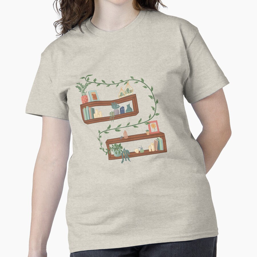 Plants N' Books Classic T-Shirt