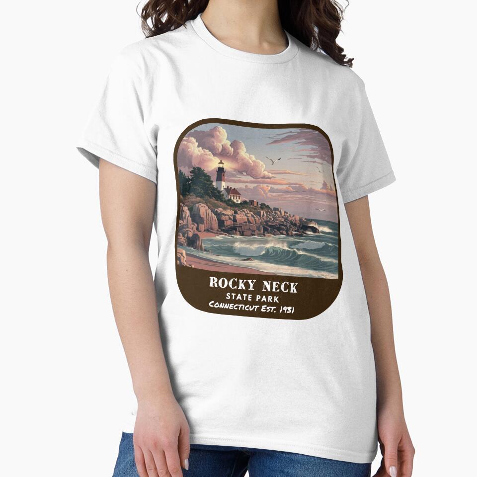 Vintage Rocky Neck State Park (Connecticut State Park) Classic T-Shirt